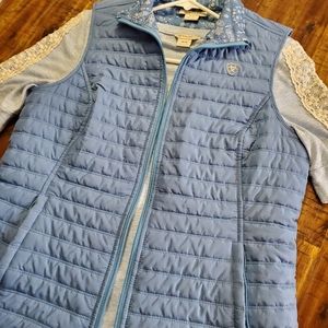 Women's Size Medium Ariat Shirt and Vest.